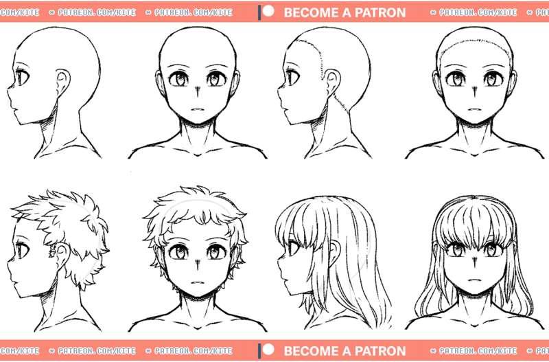 Heads & Hair Sheet - ✨Preview✨