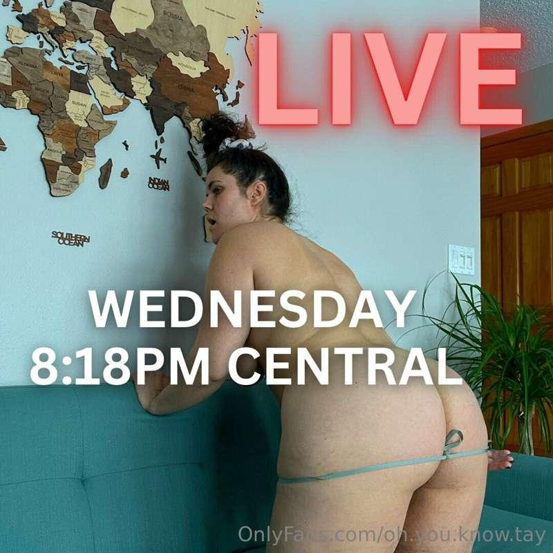 Live on Wednesday… you’re not gonna want to miss this!!! 🤯🤯🤯..