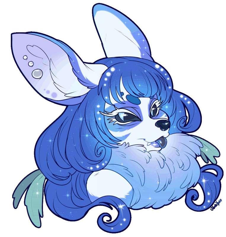 💧Cold Water Kitsune💧 Eyeblink head!