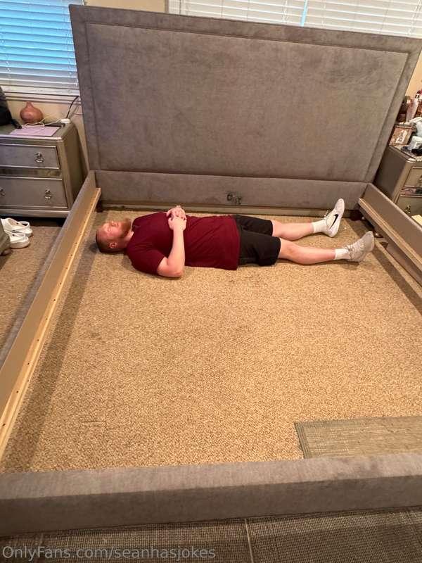Is my new bed big enough?👀