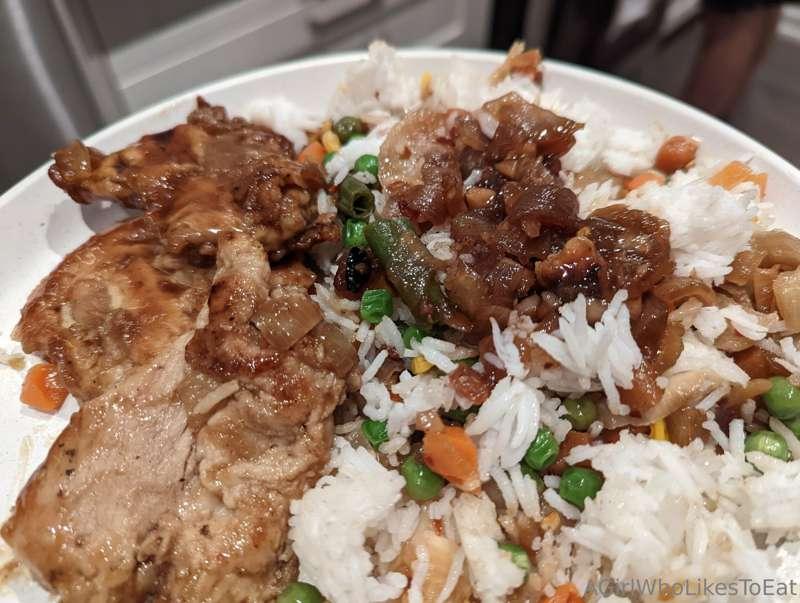 Can't help but take seconds 🤤 I made a fried Korean pork dis..