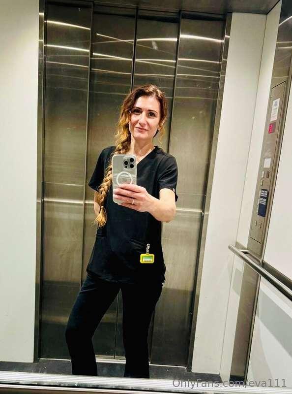 Heute auf der Arbeit, möchtest du daran riechen und lecken? ..