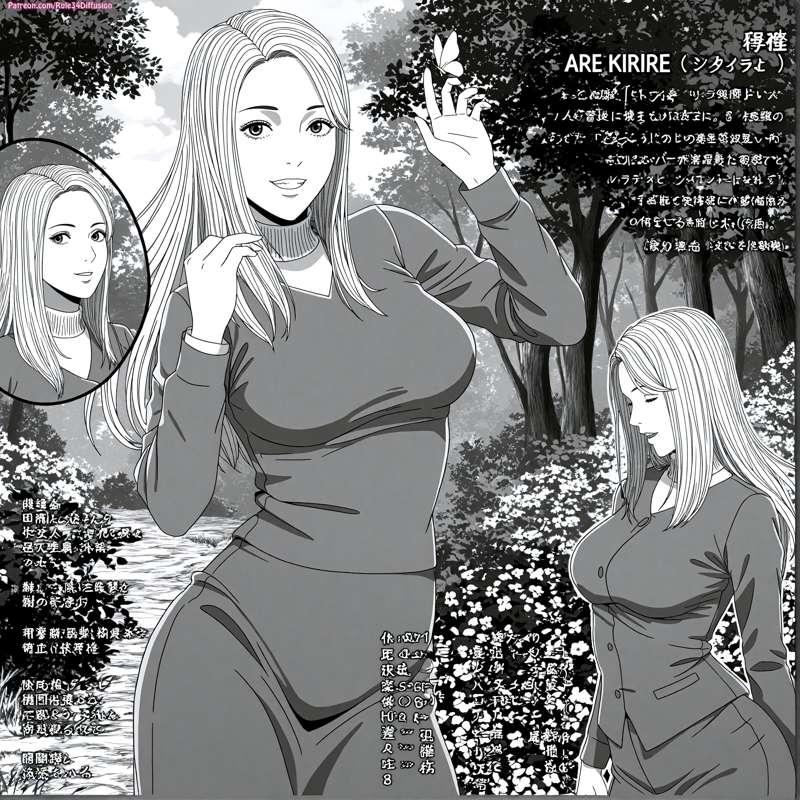 Kirie Goshima of Uzumaki Sexy Poses [Gen 2.5]