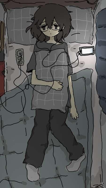 old self portrait doodle