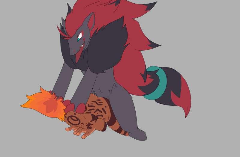 Monster fox animation- FLATS