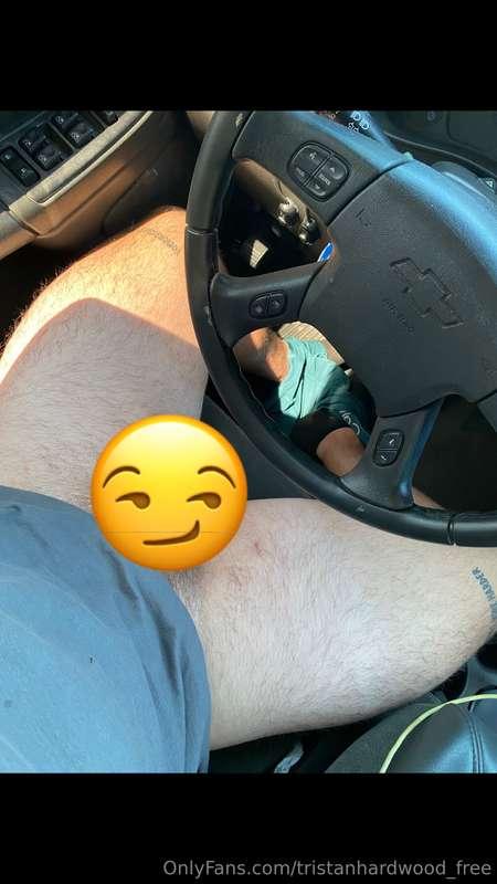 Should I film a…. “Cum in my truck” video? 👀👀Tip for the unc..