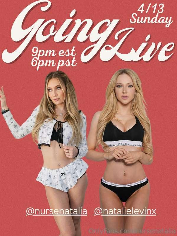 See you in an hour @natalielevinx 😘