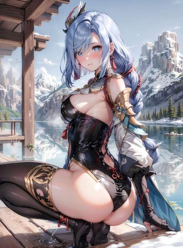 申鹤 Shenhe Image Set Part 2 (51P)