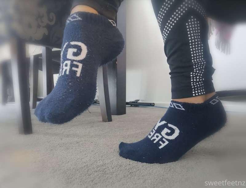 Sweaty Socks after a good workout. Would you like to smell t..