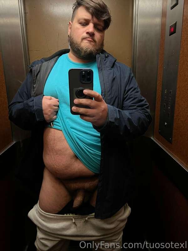 In the elevator