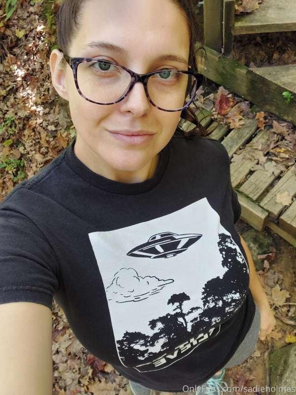 It was a good day to hike...& flash my tits when the other h..