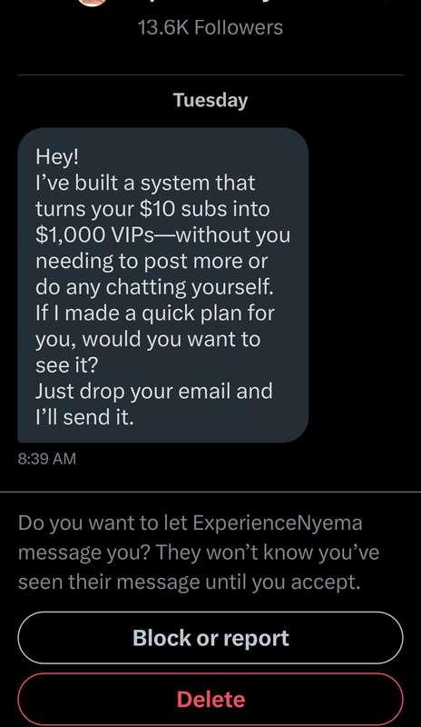 Turning down crap like this all the time. Decided to start s..