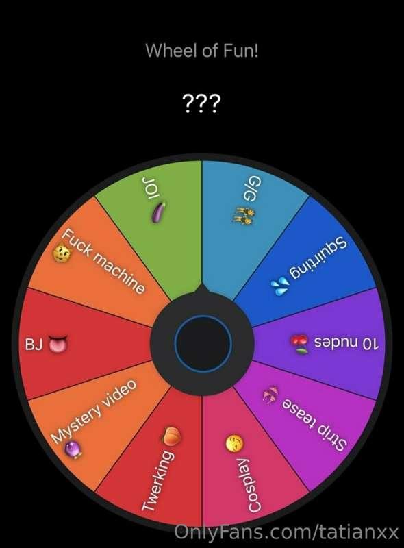 Let’s play a game❤️🥰

1 Spin = $6 tip
2 Spins = $10 tip 
3 S..