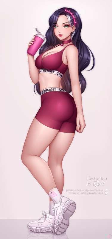 Gym Bunny Elly 🩷 By Rami