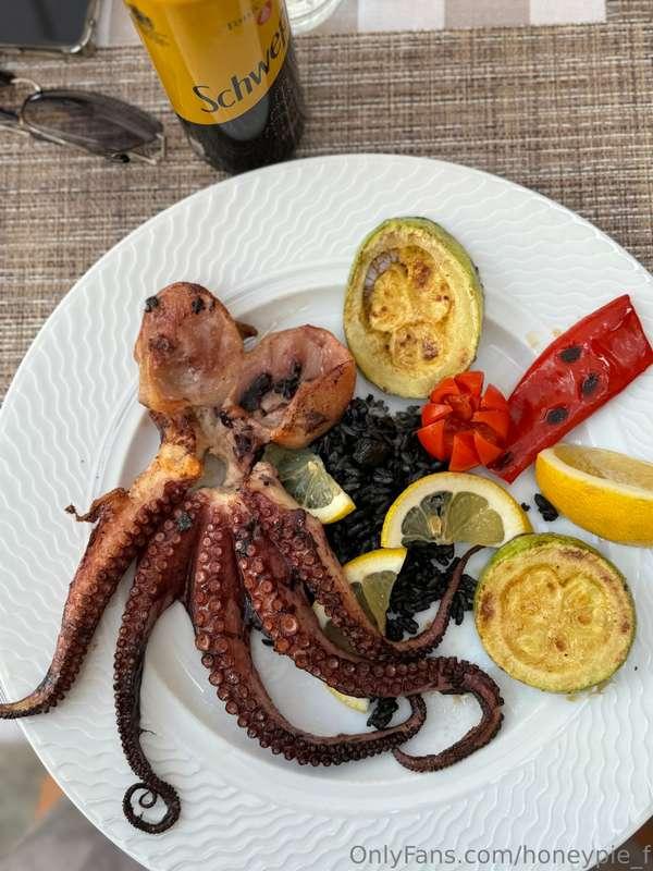 Recently, I tried something super strange - octopus! On one ..