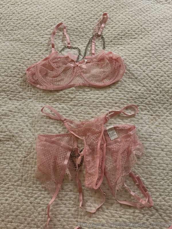 Somebody has sent me this naughty little lingerie set off my..