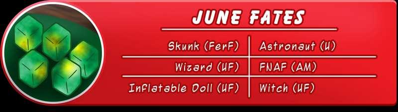 June Fates Announcement