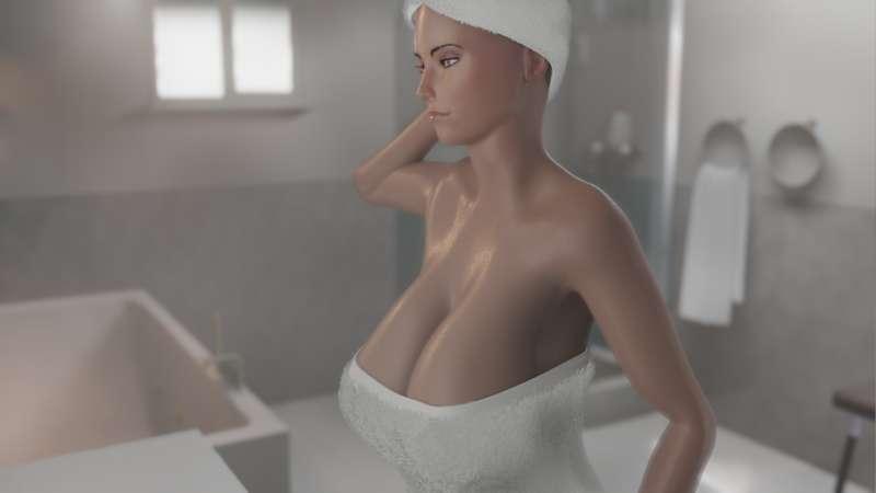 Bath Scene WIP shots