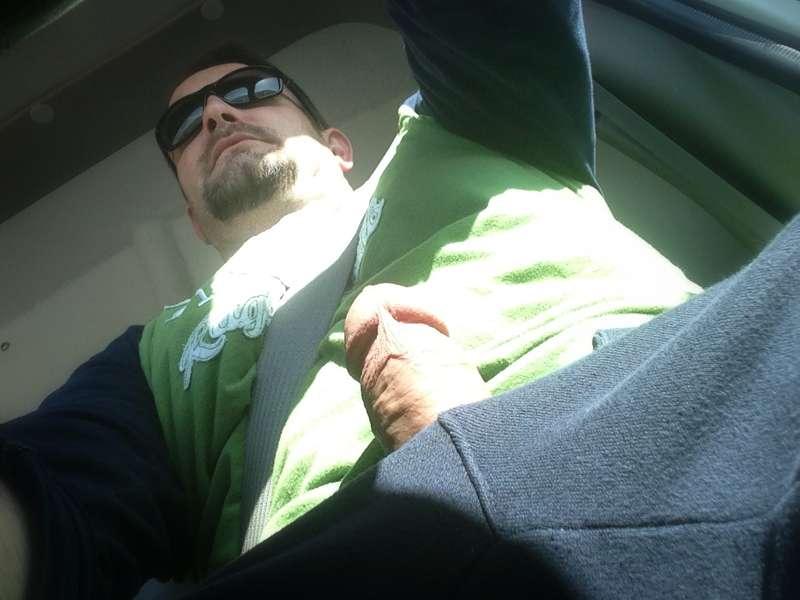 I love pulling on my dick while I’m driving.  I always hope ..
