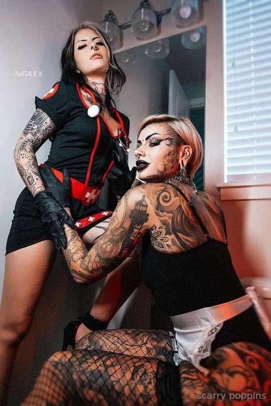 Happy Halloween 🎃 😈this year i have a girl friend with me 😌 ..