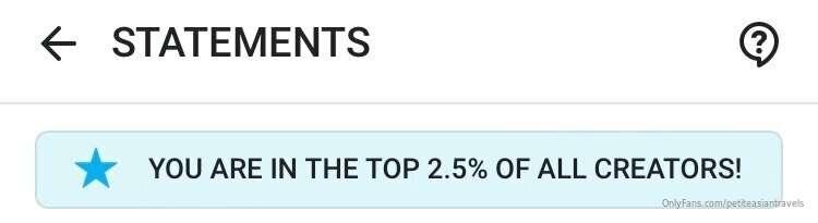 Guys We’ve Broken into the Top 2.5%! You are ALL the Frickin..