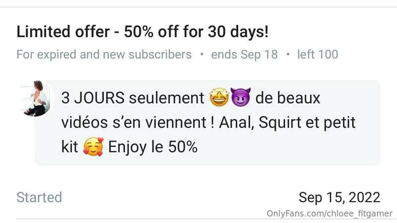 Sur le VIP - 5$ pour 3 jours seulement 😍😍💦💦 Ne manque pas ça