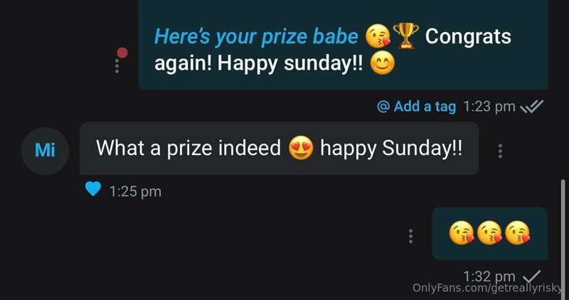 **Response from my giveaway winner** 🥰

**Thanks to everyone..