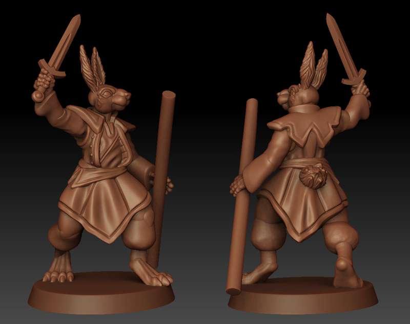 November WIP : Rabbit folk caster!