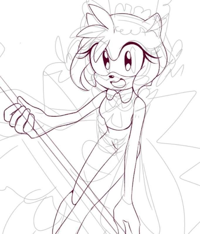 Fully detailed Amy poster wip