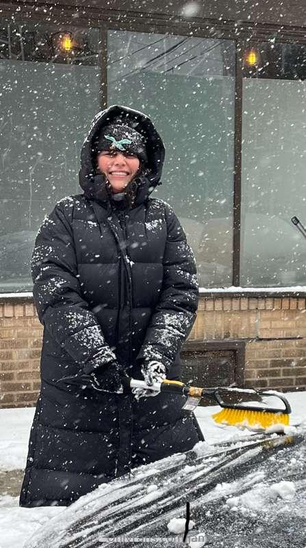 I’m all shoveled out and heading to DC for shows tonight. Ch..