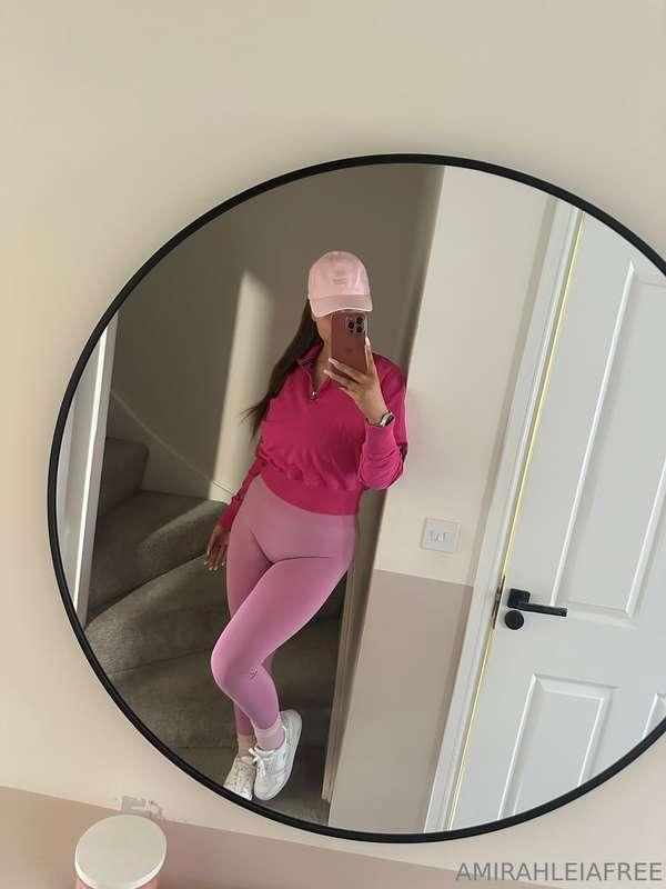 Pink for the gym today 