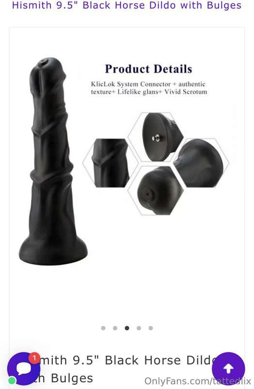I finally found a horse dildo I can attach to my sex machine..