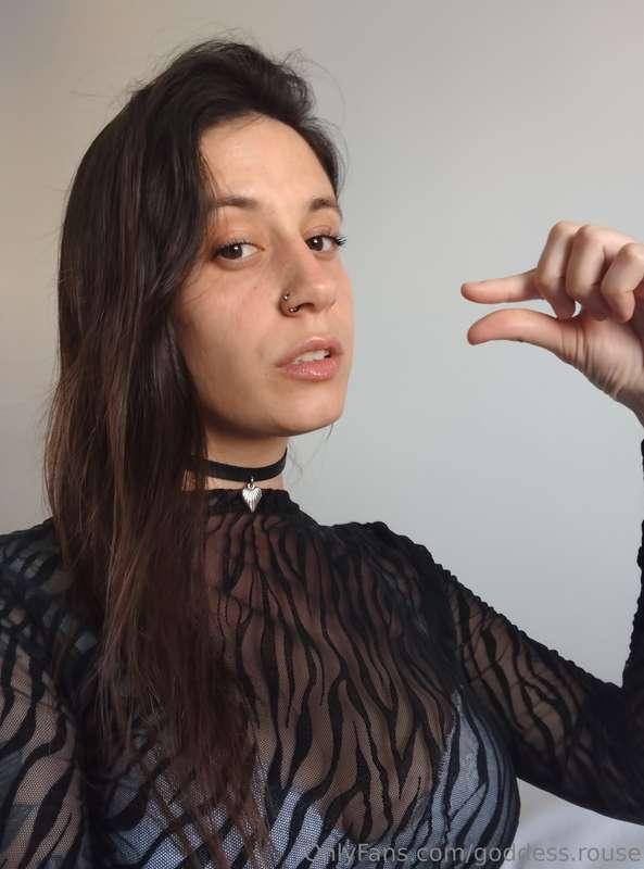 Your small penis is a constant reminder of your submission 🤏..