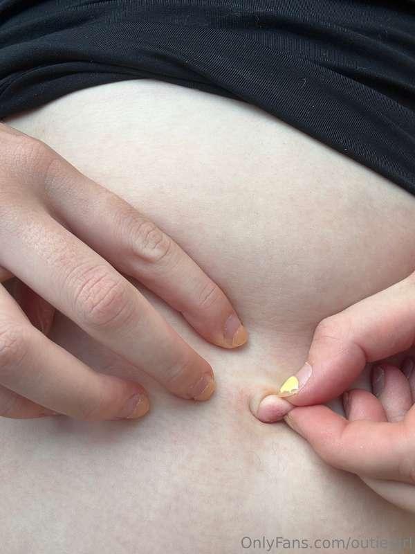 Who wants to poke and jab in my belly button and pull it out..