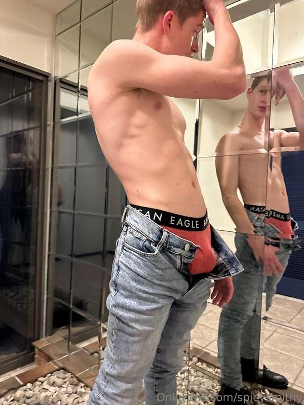 Do you like the bulge in my American eagles?