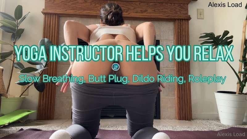 Yoga Instructor helps you relax. Let's start with some deep ..