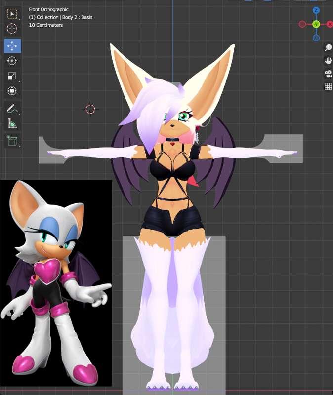 Rogue from Sonic Concept for Hallow-Nope...