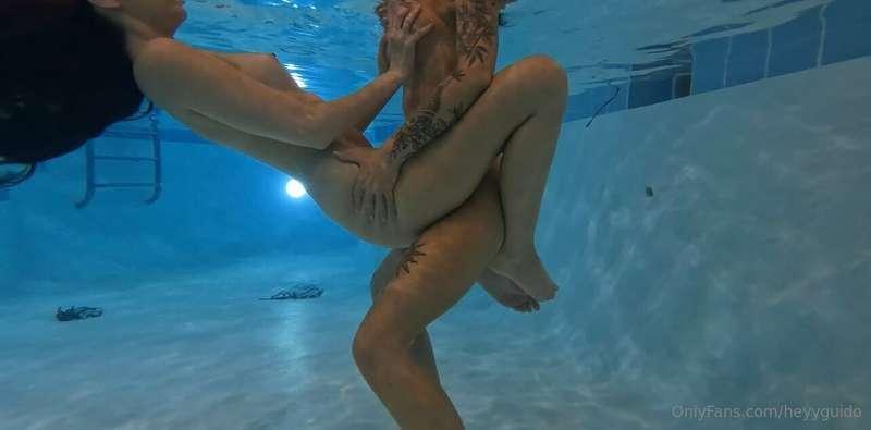 When you are trying to produce an underwater porn video but ..
