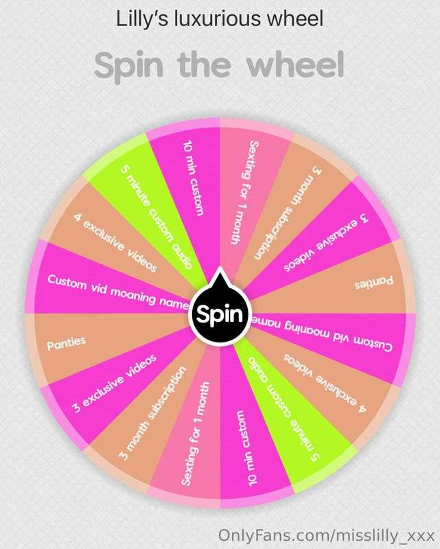 I know yall love to take a good chance 😝
 $29 for 1 spin $40..