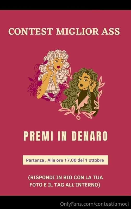 Domani parte il primo contest a premi ❤️
Per ora siamo a 12/..