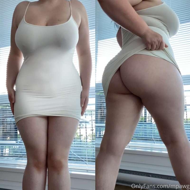 Front and back dress edition 😏