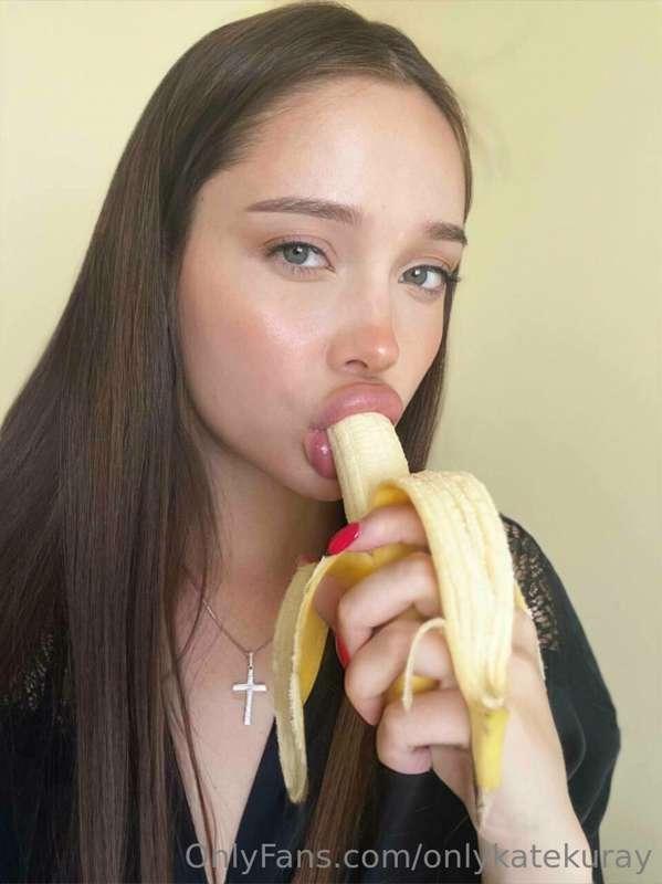 what a delicious banana.