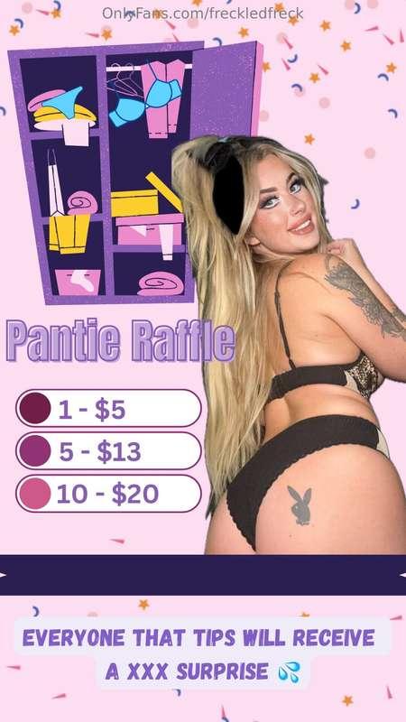 Have you ever wanted a creamy set of panties from me??? Well..