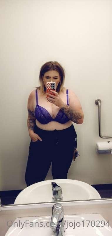 Thought I'd take my shirt off at work and say hello to you a..