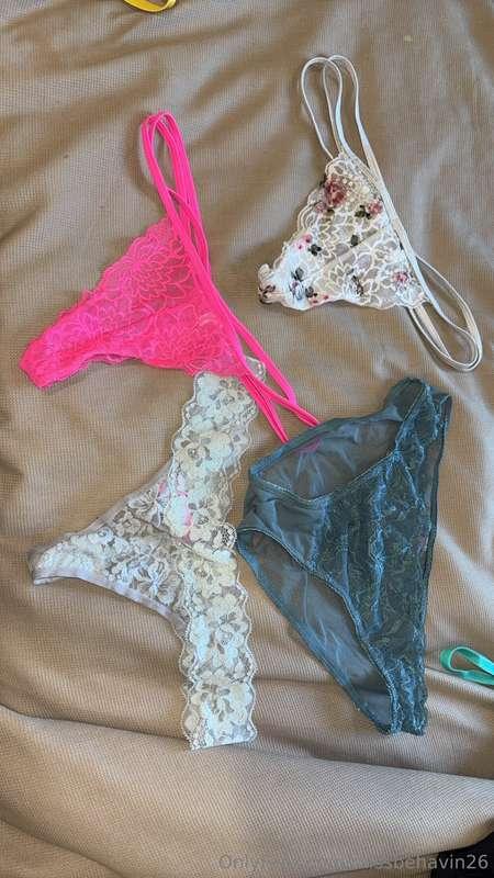 So many panty for sale ! Check out my collection here !