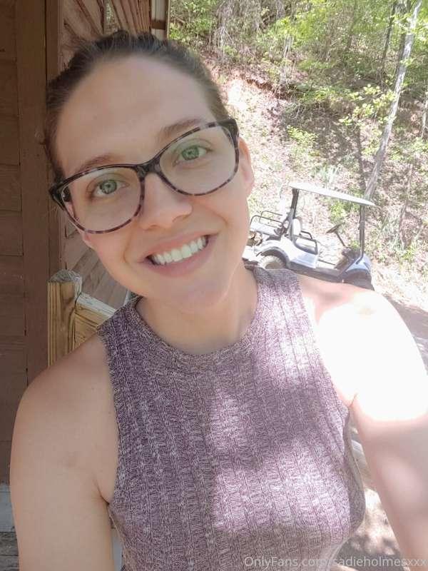 It's a great day for me to wear #glasses & mini golf! #tits ..