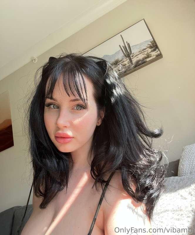 ended up taking this super serious picture today with my cow..