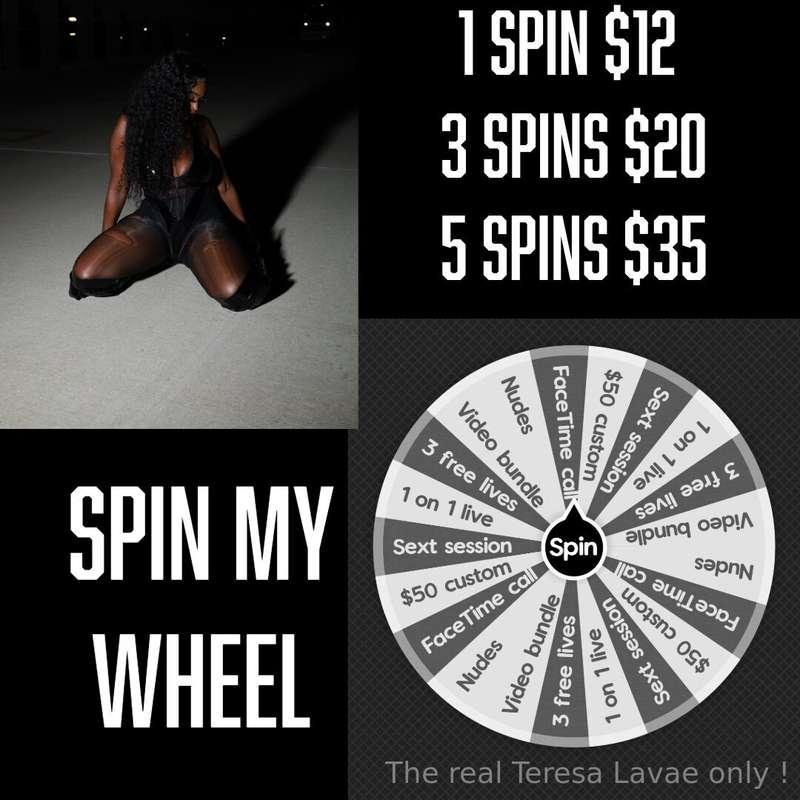 Spin my wheel 😍 EVERY ONE WINS