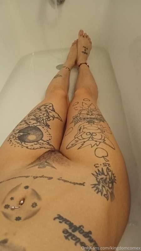 It's - 18°C outside and I'm having a hot bath