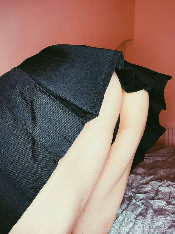 What would you do if you found me in my skirt 😈😛